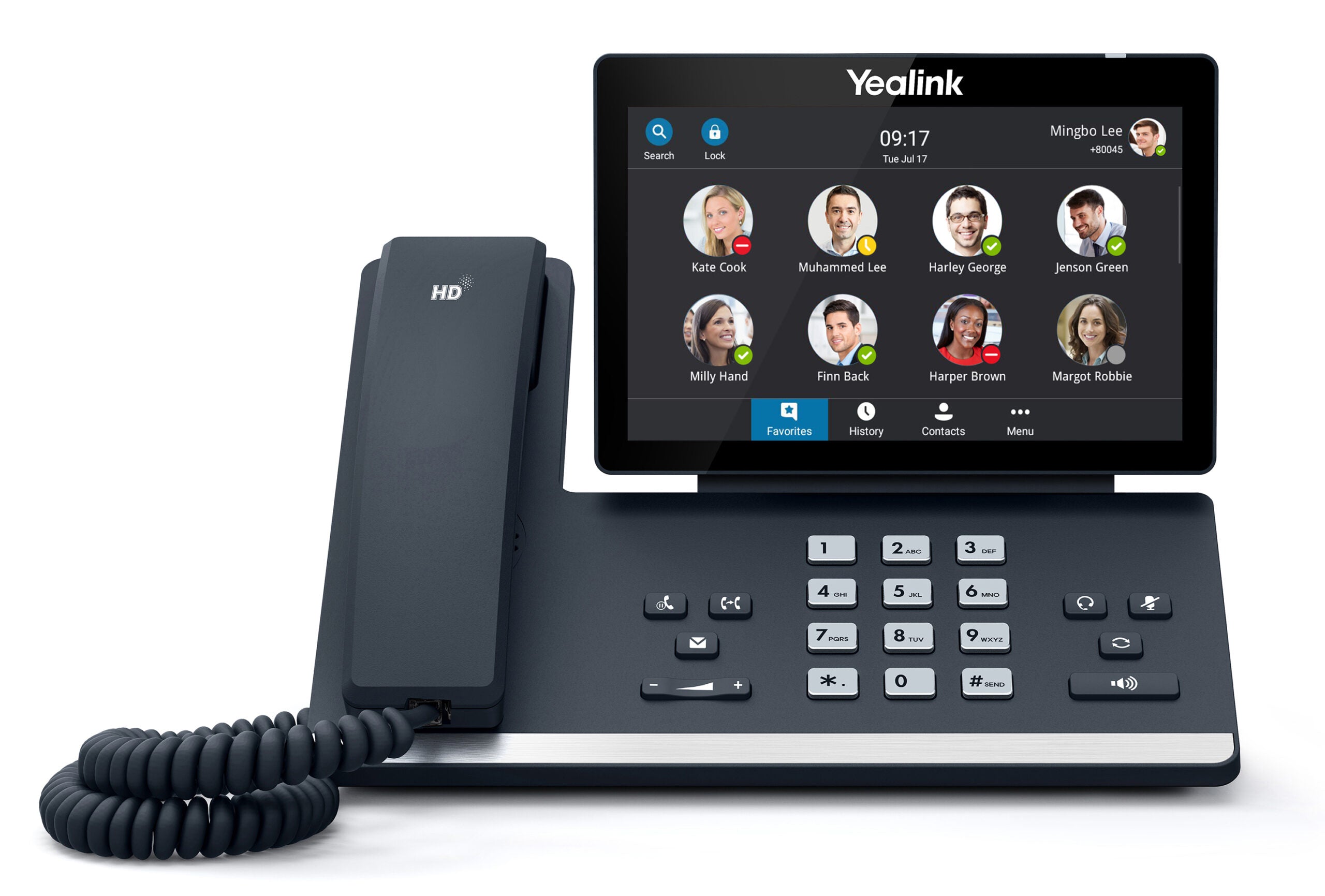 Yealink MP58 Zoom Phone with Cordless Bluetooth Handset Yealink