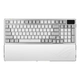 ASUS ROG AZOTH 96 HE LITE WHITE Gaming Keyboard, ROG HFX V2 magnetic switches, USB-C/2.4GHz/Bluetooth 5, RGB A