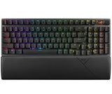 ASUS ROG STRIX SCOPE II 96 WL Snow Switch NX Wireless Gaming Mechanical Keyboard, Tri-mode Connectio - ROG STRIX SCOPE II 96 