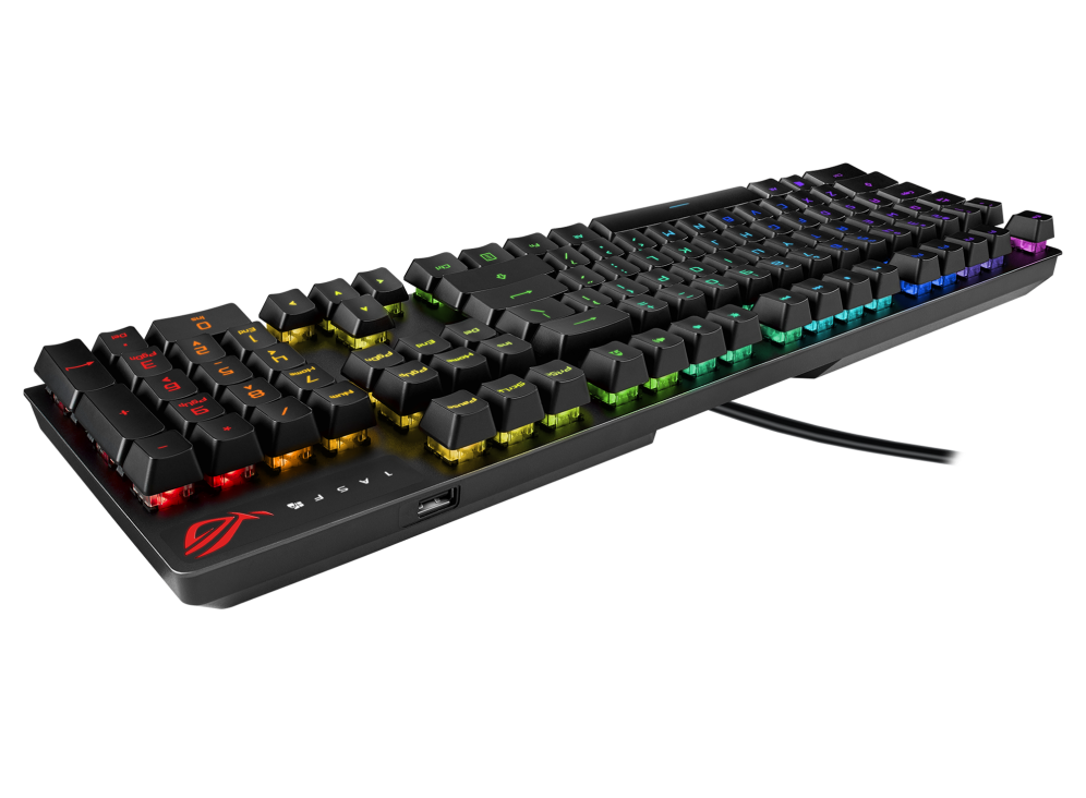 ASUS ROG Strix Scope RX Optical RGB Gaming Keyboard - Fast & Durable ASUS