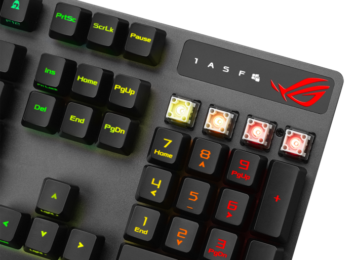 ASUS ROG Strix Scope RX Optical RGB Gaming Keyboard - Fast & Durable ASUS