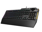 ASUS TUF Gaming K1 RGB Gaming Keyboard - Spill-Resistant & Volume Knob ASUS