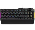 ASUS TUF Gaming K1 RGB Gaming Keyboard - Spill-Resistant & Volume Knob ASUS