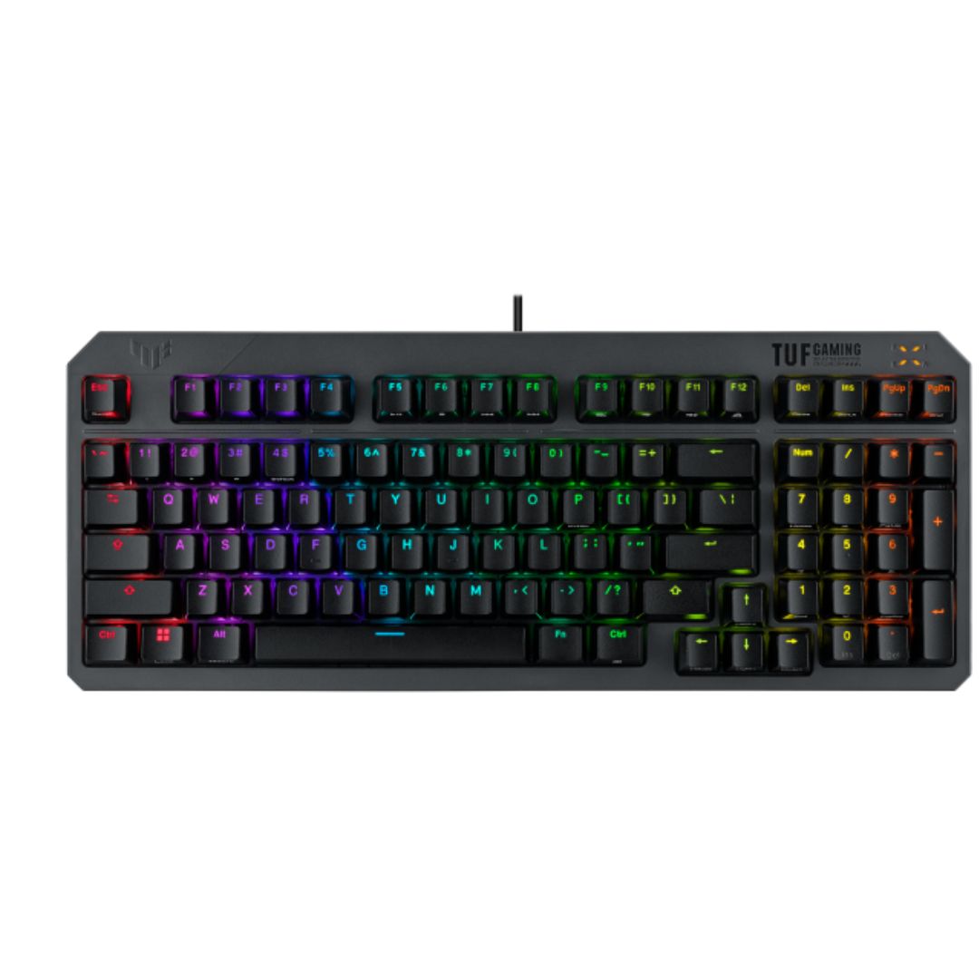 ASUS TUF Gaming K3 Gen II Optical-Mechanical RGB Keyboard, IP57 Waterproof & Dust Resistance, Compact 97-key L