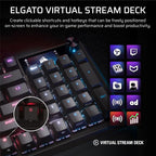 Corsair VANGUARD 96 Gaming Keyboard - MLX Plasma Switches, Black Corsair