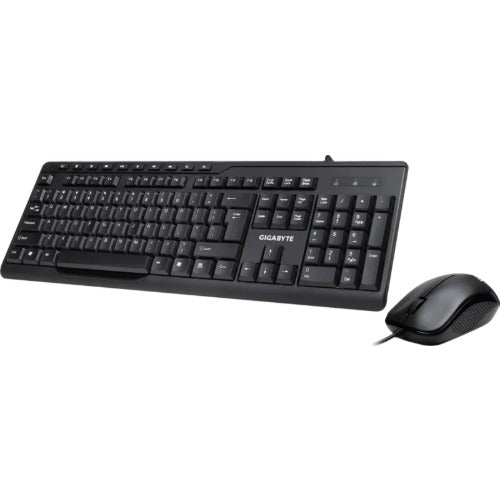 (LS) Gigabyte KM6300 USB Wired Keyboard & Mouse Combo multimedia controls 1000dpi Adjustable Portabl - KM6300