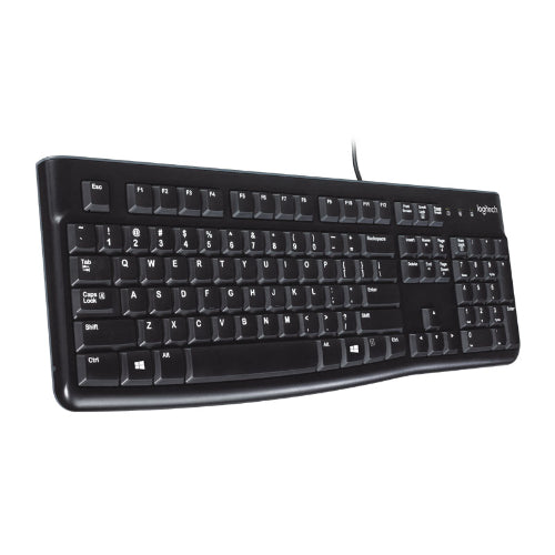 Logitech K120 USB Keyboard - Quiet, Spill-Resistant & Durable Logitech