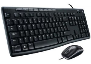 Logitech MK200 USB Keyboard & Mouse Combo - Full-Size, Spill-Resistant Logitech