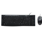 Logitech MK200 USB Keyboard & Mouse Combo - Full-Size, Spill-Resistant Logitech
