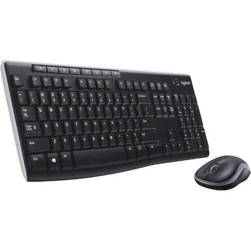 Logitech MK270R Wireless Keyboard & Mouse Combo - Compact, Long Battery 