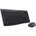 Logitech MK270R Wireless Keyboard & Mouse Combo - Compact, Long Battery 