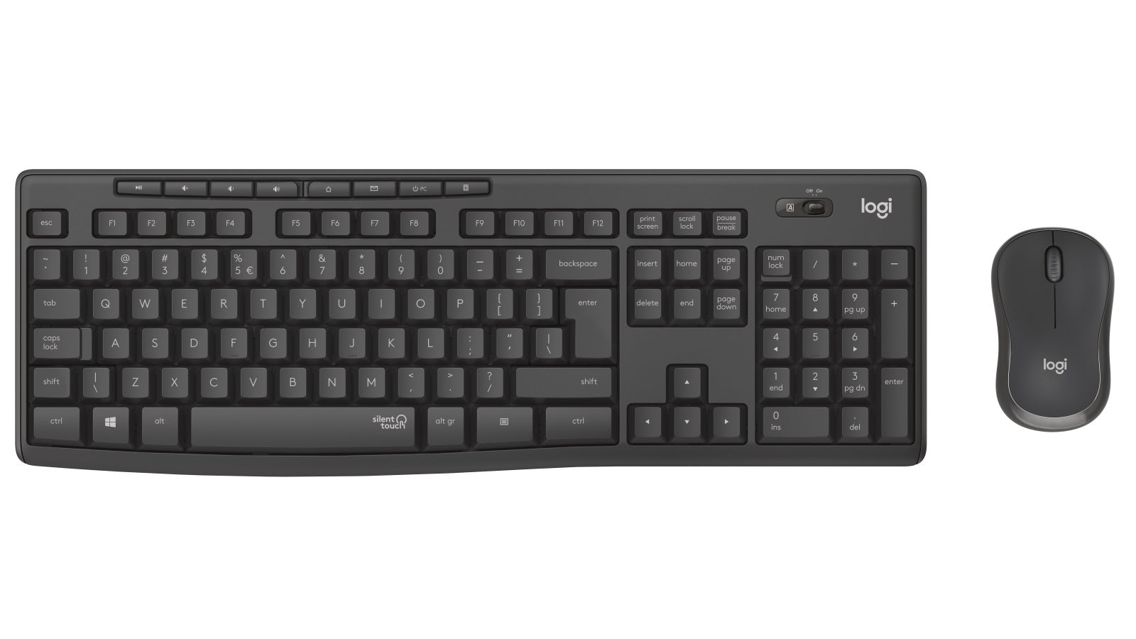 Logitech MK295 Silent Wireless Keyboard & Mouse Combo Logitech