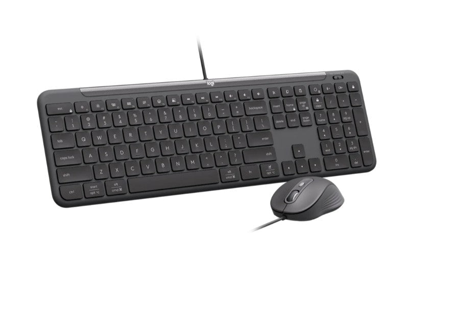 Logitech MK620 Slim Wired Multi-OS Keyboard & Mouse Combo for Business Logitech