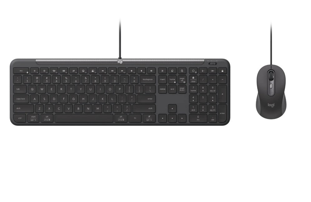 (LS) Logitech MK620 Slim Wired Combo MK620 for Business - Multi-OS keyboard and mouse for workplaces - 920-013351