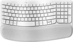 Logitech Wave Keys Ergonomic Wireless Keyboard - Off-white 