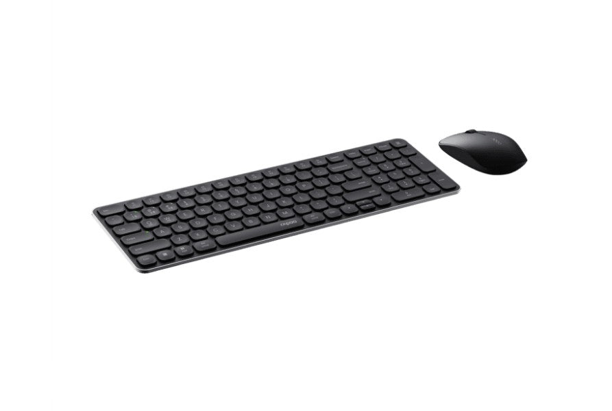 RAPOO 9320M Bluetooth 4.0, 5.0 + 2.4G Wireless Multi-mode Keyboard Mouse Combo, Aluminium Base, 2400 DPI, 10M