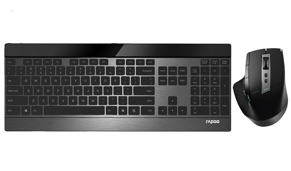 Rapoo 9900M Multi-Mode Wireless Ultra-Slim Keyboard & Mouse Combo Rapoo