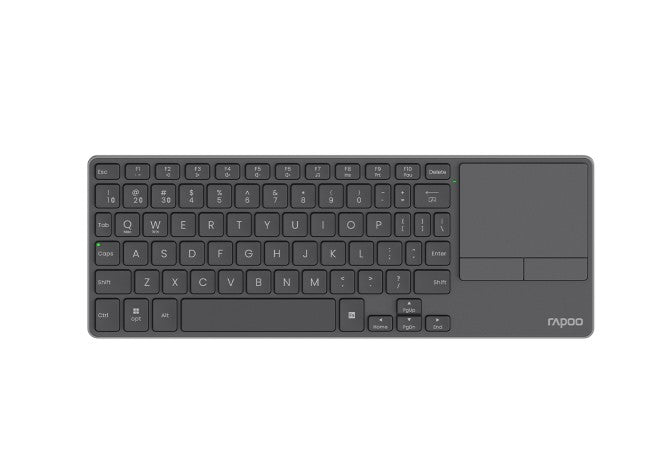 RAPOO E900T Wireless Keyboard w/ Touchpad, Up to 4 Devices Quick Switch, Ultra Slim 3.9mm, Aluminum Back, BT
