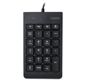 RAPOO K10 Wired Numeric Keypad - Spill-Resistant & Easy Setup Rapoo