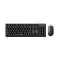 Durable Wired Keyboard & Mouse Combo | Spill-Resistant, Laser Keycaps Rapoo