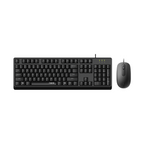 Durable Wired Keyboard & Mouse Combo | Spill-Resistant, Laser Keycaps Rapoo