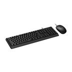 Durable Wired Keyboard & Mouse Combo | Spill-Resistant, Laser Keycaps Rapoo