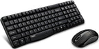 Rapoo X1800S Wireless Keyboard & Mouse Combo - Reliable Black Rapoo