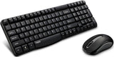 Rapoo X1800S Wireless Keyboard & Mouse Combo - Reliable Black 