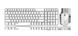RAPOO X1800S 2.4GHz Wireless Optical Keyboard Mouse Combo Black - 1000DPI Nano X1800S-WHITE