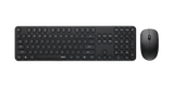 RAPOO Wireless Keyboard Mouse Combo Black - Retro Style & Spill-Resistant Rapoo