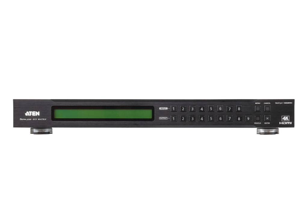 Aten 8x9 4K HDMI Matrix Switch with Scaler & Video Wall Support Aten