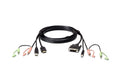 1.8m HDMI to DVI KVM Cable with USB & Audio for ATEN KVM Switches