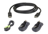 Aten 1.8m Secure KVM Cable Kit - USB, DisplayPort Aten