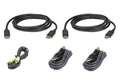 Aten 1.8m Secure KVM Cable Kit - Dual DisplayPort, USB Aten
