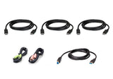 Aten CS1964 DisplayPort KVM Cable Kit with USB & Audio Aten