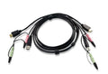 ATEN KVM Cable - 1.8m HDMI, USB, Audio for KVM Switches Aten