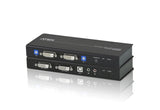 ATEN Dual View DVI KVM Extender | Cat5e Cable | Up to 60m Aten