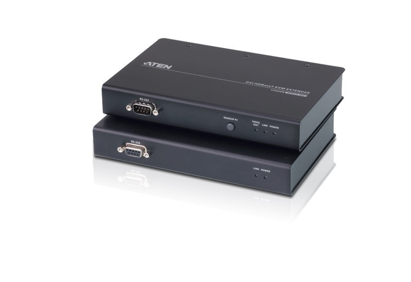 Aten HDBaseT 2.0 DVI KVM Console Extender with IR, RS232(4K 60Hz@100m,Cat6) CE620-AT-U - CE620-AT-U