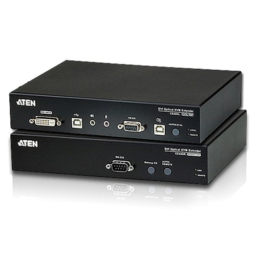 ATEN CE690 DVI Fiber Optic KVM Extender | Long Range HD Video Aten