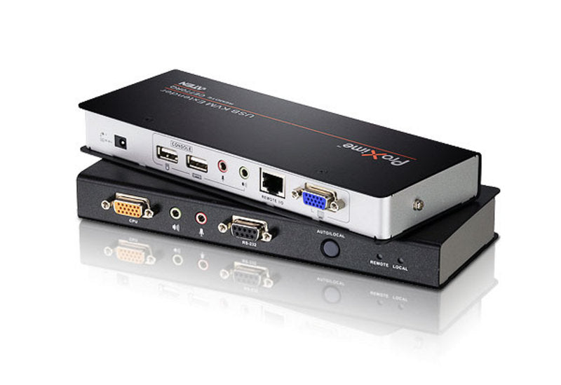 USB VGA KVM Extender - Dual Console, 300m Cat5e Cable Aten