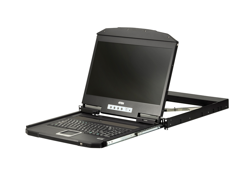 CL3100 18.5 Short Depth USB VGA Integrated LCD KVM Console Aten