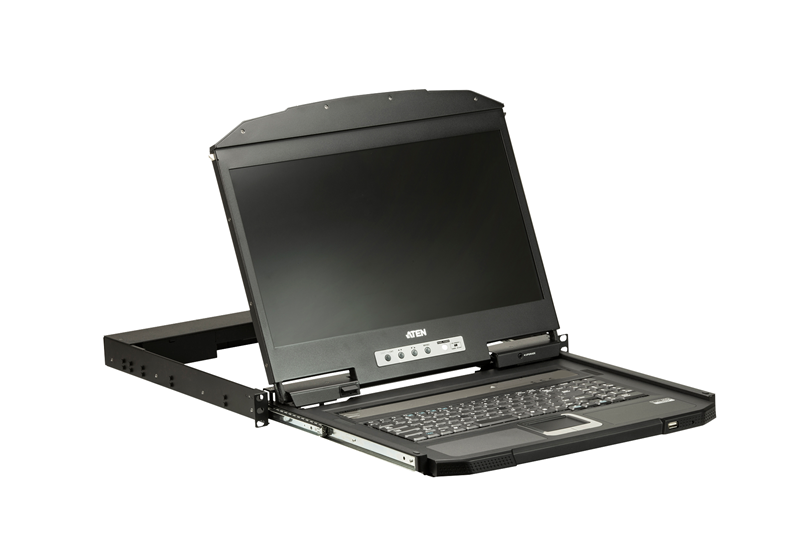 CL3100 18.5 Short Depth USB VGA Integrated LCD KVM Console Aten