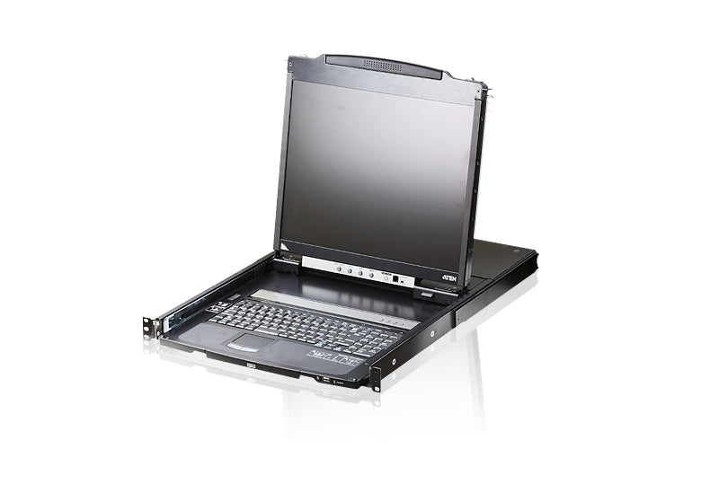 19 Dual Rail LCD KVM Console - Space-Saving Rackmount Design