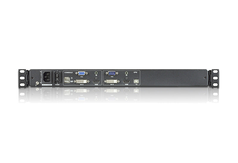 17.3 1U Rackmount LCD KVM Console | Multi-Video Sliding Drawer