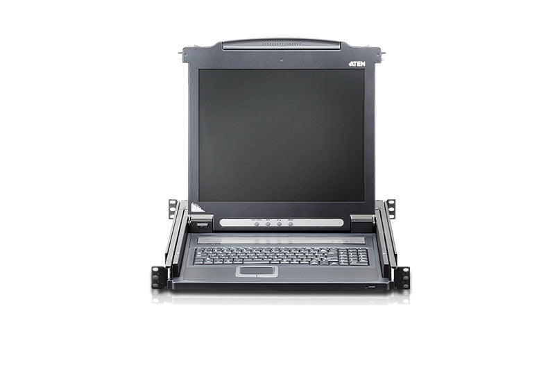 17.3 1U Rackmount LCD KVM Console | Multi-Video Sliding Drawer
