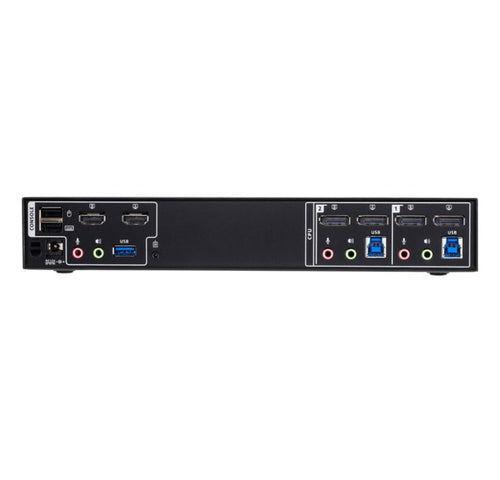 2-Port 4K DisplayPort KVM Switch for Dual Monitors & 2 Computers