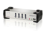 Aten 4-Port Desktop VGA KVM Switch with USB & Audio Hub Aten