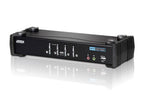 Aten CS1764A 4-Port DVI KVM Switch with USB Hub & Audio Aten
