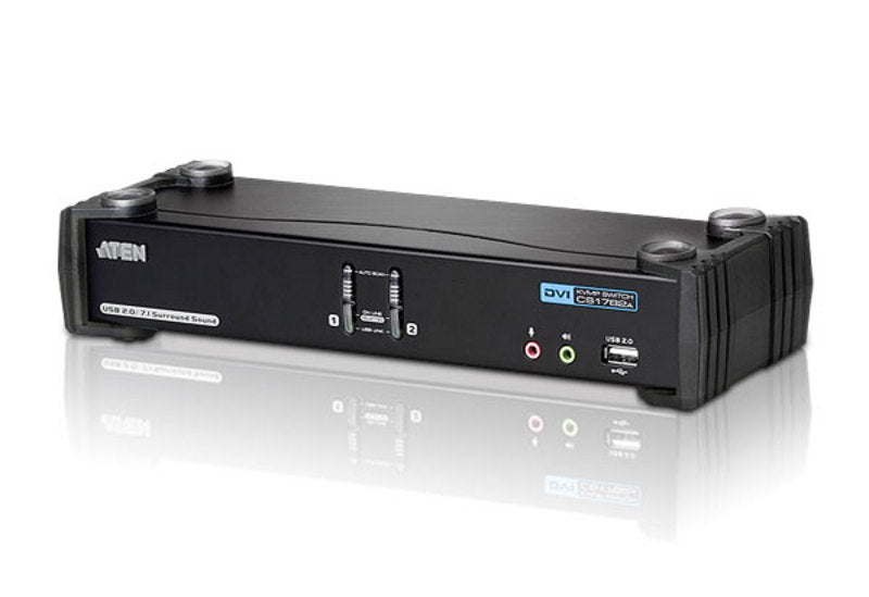 Aten CS1782A 2-Port DVI Dual Link KVMP Switch with USB & 7.1 Audio Aten