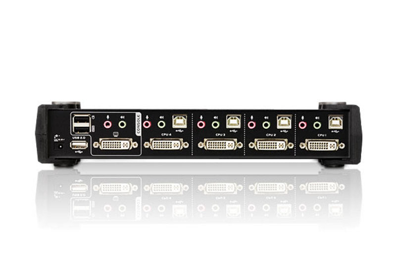 Aten CS1784A 4-Port DVI Dual Link KVM Switch with USB & Audio Aten